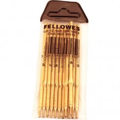 FELLOWES Pack de 12 recargas bolígrafo color Negro