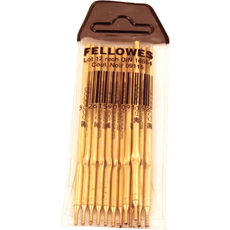 fellowes-pack-de-12-recargas-boligrafo-color-negro