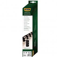 FELLOWES Pack de 25 canutillos Negros 14 mm