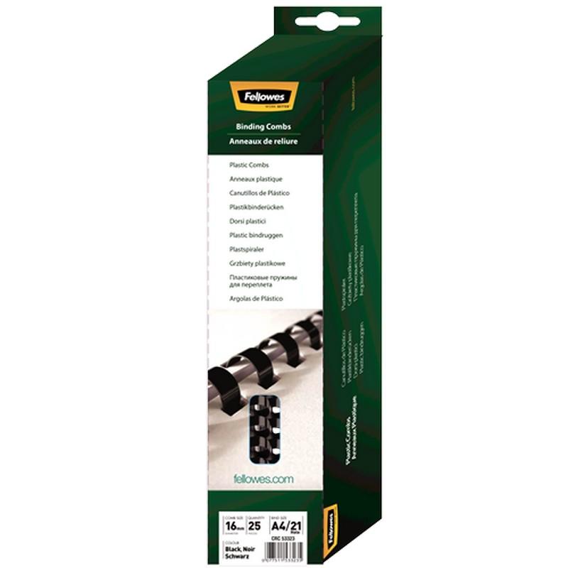 fellowes-pack-de-25-canutillos-negros-16-mm