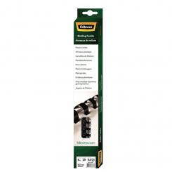 FELLOWES Pack de 25 canutillos Negros 6 mm