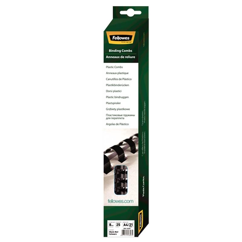 fellowes-pack-de-25-canutillos-negros-8-mm