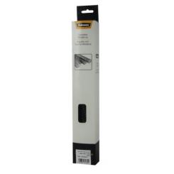 FELLOWES Pack de 25 espirales metálicas Negras 8 mm / paso 5:1
