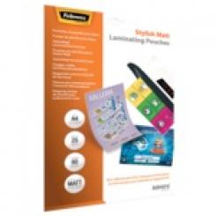 FELLOWES Pack de 25 Fundas de Plastificar Mate 80 micras A4