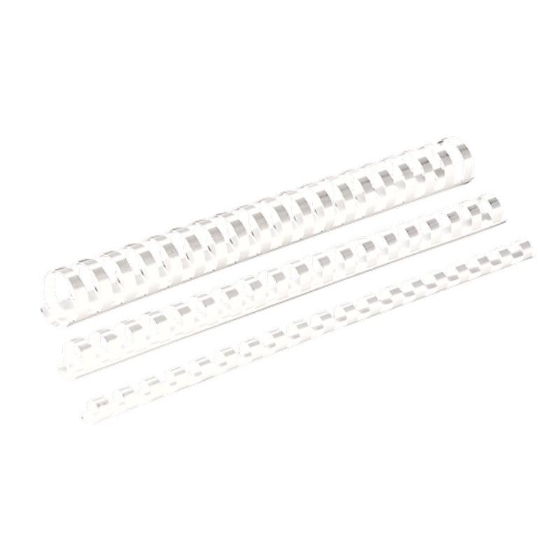 fellowes-pack-de-50-canutillos-ovales-blancos-38-mm