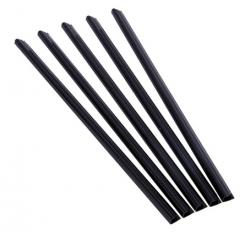 FELLOWES Pack de 50 lomeras Negras 6 mm