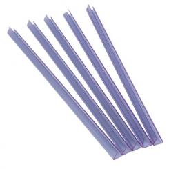 FELLOWES Pack de 50 lomeras transparentes 12 mm