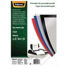 FELLOWES Pack de 50 portadas PP transparente 650 micras