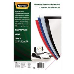 FELLOWES Pack de 50 portadas PP transparente A3 500 micras