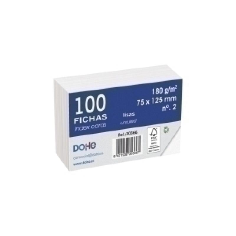fichas-dohe-lisas-75x125-paq100