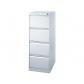 Fichero cajones metal 4 cajones 132 cm alto 65 cm prof 47,5 ancho color gris 75 guias telescopic antivuelc.