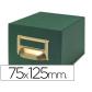fichero-fichas-tela-verde-1000-fichas-n2-tamano-75x125-mm