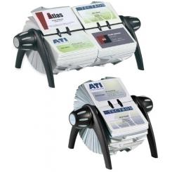 FICHERO ROTATIVO TARJETERO DURABLE VISIFIX FLIP VEGAS (400 tarjetas) NEGRO