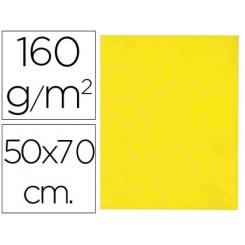 Fieltro LIDERPAPEL 50x70 cm amarillo 160 g/m2