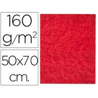 Fieltro LIDERPAPEL 50x70cm rojo 160g/m2