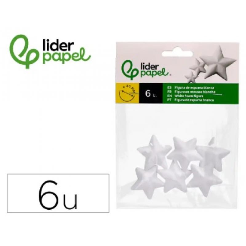 figura-de-espuma-blanca-liderpapel-estrella-de-4-cm-bolsa-con-6-unidades