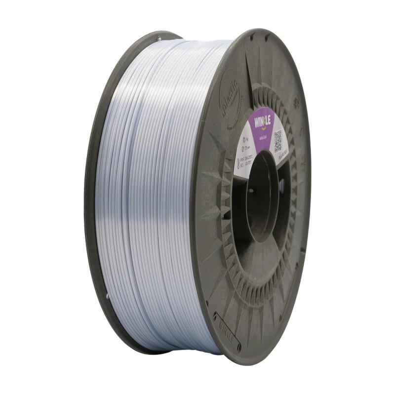 Filamento 3D PLA SILK - Diametro 1.75mm - Bobina 1kg - Color Plata