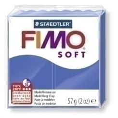 Fimo Pasta Modelar Fimo Soft Azul Brill. 57Gr