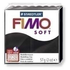 Fimo Pasta Modelar Fimo Soft Negro 57Gr