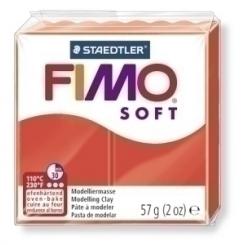 Fimo Pasta Modelar Fimo Soft Rojo Indian 57Gr