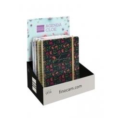 FINOCAM Agenda Anual (2024-25) 16 Meses CLOE Surtido Expositor de 6