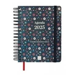 FINOCAM Agenda Anual (2024-25) 16 Meses VITAE Wire-O tapa extradura S/V Apais. 4º 155X217 c/goma Negro