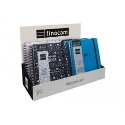 FINOCAM Agenda Anual (2024-25) 16 Meses VITAE+TEMPUS Surtido Expositor de 12