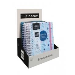 FINOCAM Agenda Anual (2024-25) 16 Meses VITAE+TEMPUS Surtido Expositor de 6