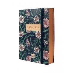 FINOCAM Agenda Anual (2024-25) 18 Meses Internacional MARA cosida tapa extradura D/P Y4 120X170 c/goma Daisy