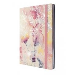 FINOCAM Agenda Anual (2024-25) 18 Meses Internacional MARA cosida tapa extradura S/V Y10 140X204 c/goma Pretty