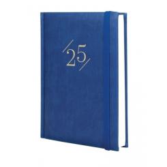 FINOCAM Agenda Anual (2025) DYNAMIC LONDON cosida tapa acolchada Y10 140X204 D/P Azul
