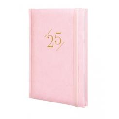 FINOCAM Agenda Anual (2025) DYNAMIC LONDON cosida tapa acolchada Y10 140X204 S/V Rosa