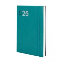 FINOCAM Agenda Anual (2025) DYNAMIC MARA cosida tapa flexible c/goma Y10 140X204 D/P Verde