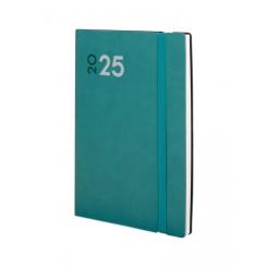 FINOCAM Agenda Anual (2025) DYNAMIC MARA cosida tapa flexible c/goma Y4 120X170 S/V Verde