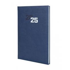 FINOCAM Agenda Anual (2025) DYNAMIC MILANO cosida tapa acolchada Y11 165X240 S/V Azul