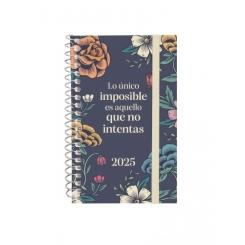 FINOCAM Agenda Anual (2025) espiral DESIGN COLLECTION espiral tapa PP c/goma E3 79X127 S/V Apais. Imposible