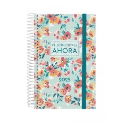 FINOCAM Agenda Anual (2025) espiral DESIGN COLLECTION espiral tapa PP c/goma E5 117X181 D/P Ahora