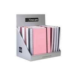 FINOCAM Agenda Anual (2025) espiral E10 155X212 S/V - D/P Surtido Expositor de 15