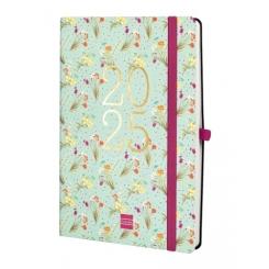 FINOCAM Agenda Anual (2025) INTERNACIONAL CAPRI cosida tapa blanda c/goma Fa5 148X210 S/V HaPPy