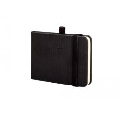 FINOCAM Agenda Anual (2025) MINIMAL TEXTURA cosida tapa dura c/goma M0 104X73 S/V Negro
