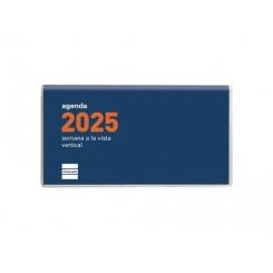 FINOCAM Agenda Anual (2025) PLANA COCTEL cosida tapa PP Pl1 118X64 S/V Azul