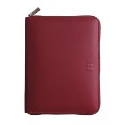 FINOCAM Agenda Anual OPEN cremallera CLAN 500 117X181 S/V Burdeos
