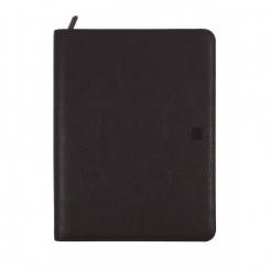 FINOCAM Agenda Anual OPEN cremallera FOCUS espiral c/portadocumentos E40 210X297 S/V Negro