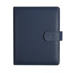 FINOCAM Agenda Anual OPEN piel ANDREA 1000 155X215 S/V Azul