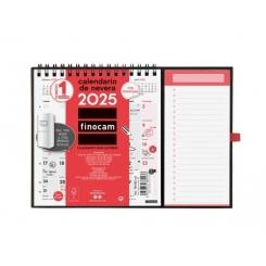 FINOCAM Calendario (2025) Iman mensual para escribir Xs 140X150