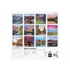 FINOCAM Calendario (2025) Internacional pared imágenes mensual para escribir 180X180 Charming