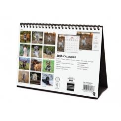 FINOCAM Calendario (2025) Internacional Sobremesa imágenes mensual para escribir S 210X150 Dogs