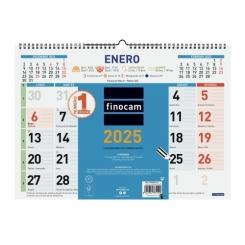 FINOCAM Calendario (2025) Pared Color Mensual Mixto L 430X310