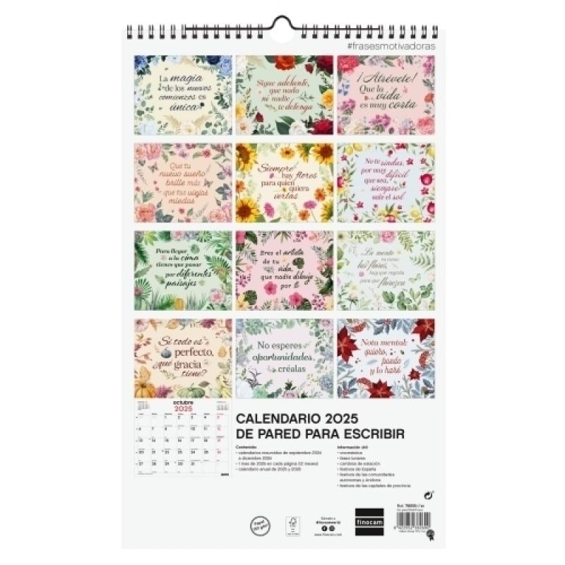 finocam-calendario-2025-pared-espiral-imagenes-mensual-para-escribir-250x400-frases-motivadoras