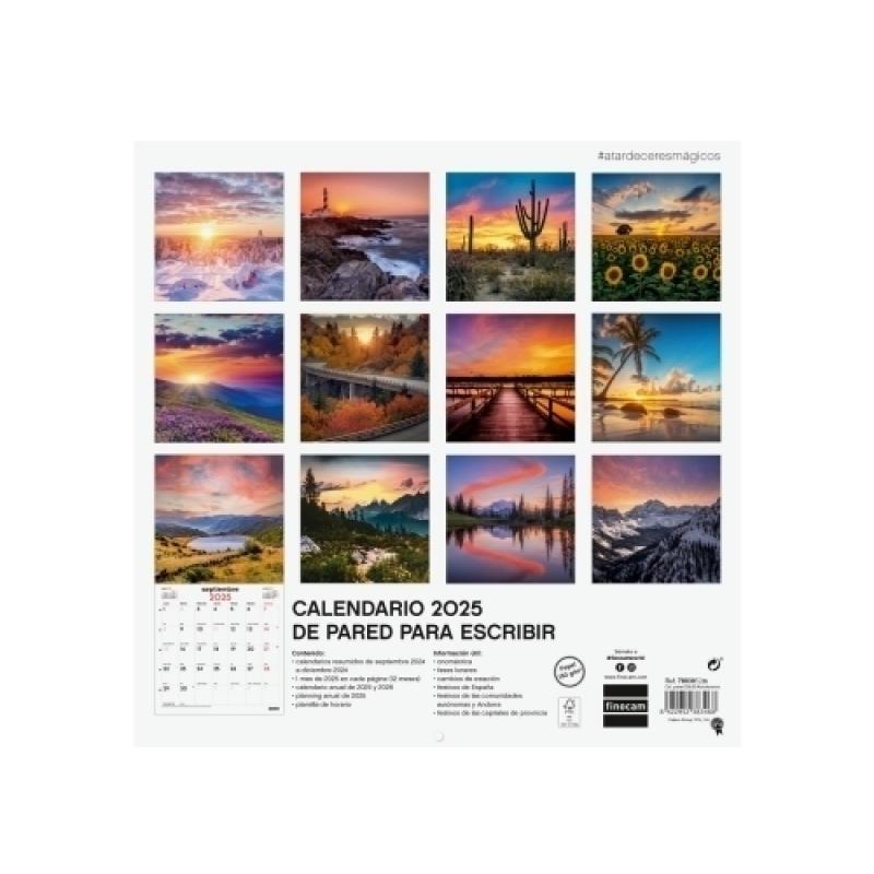finocam-calendario-2025-pared-imagenes-mensual-para-escribir-300x300-atardeceres-magicos